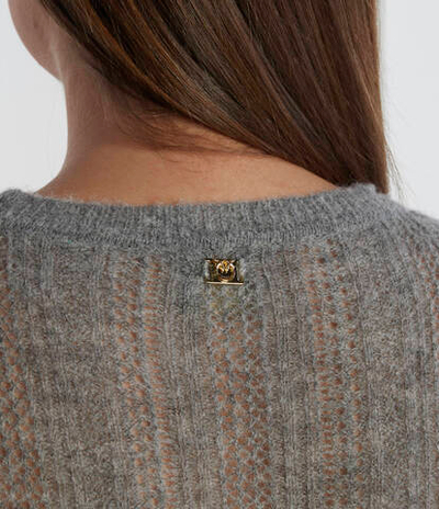 Хлопковый свитер Pinko - серый(102244 A1BE)