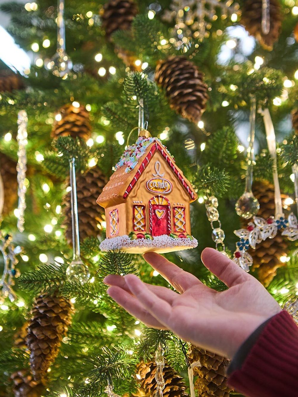 Набор ёлочных украшений Ginger celebration из коллекции New Year Essential, 4 шт.