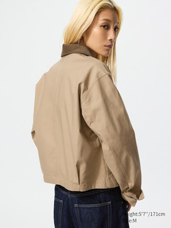 UNIQLO Короткая куртка, бежевый