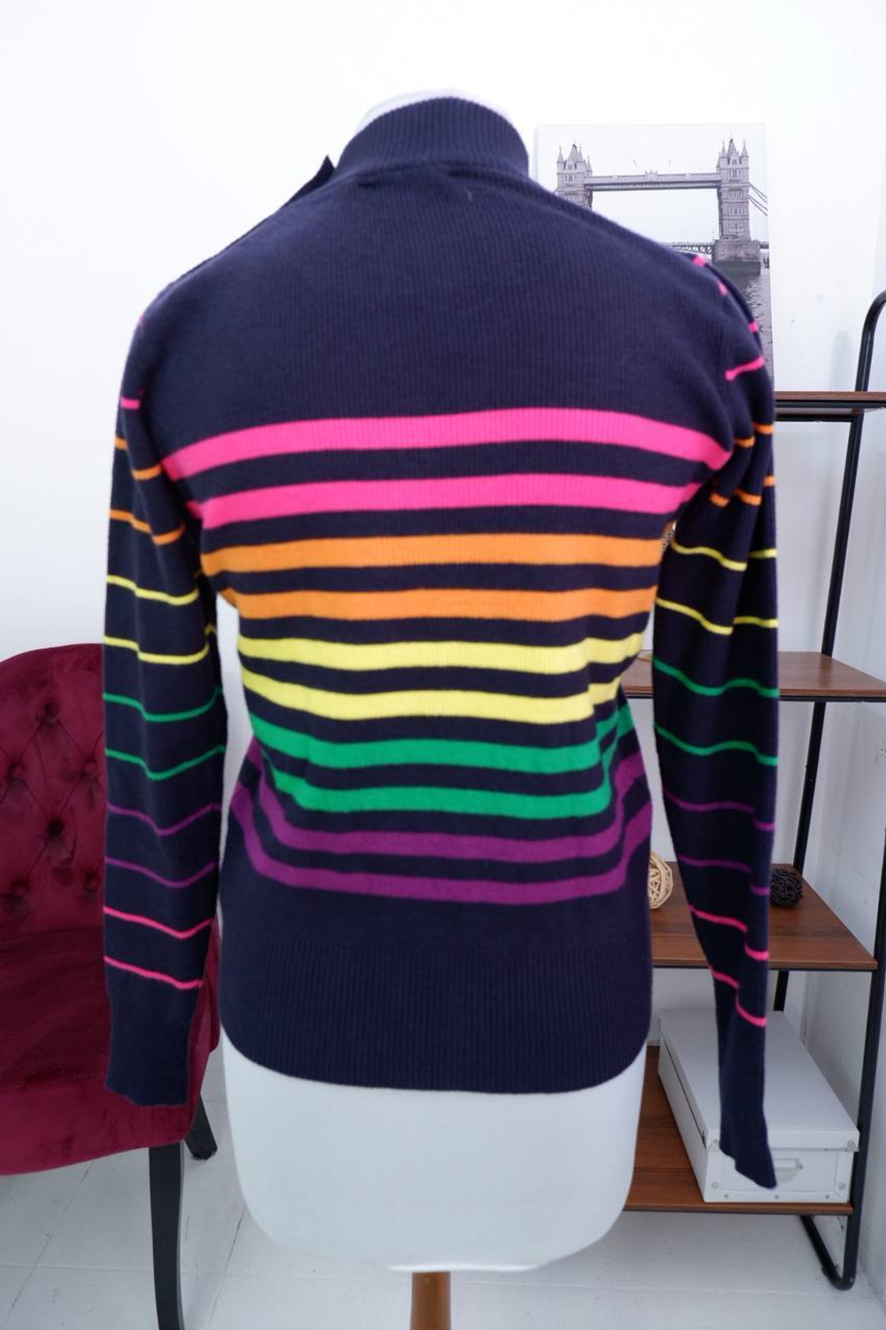 Джемпер Next в полоску, маркировка XS, визуально 42 размер