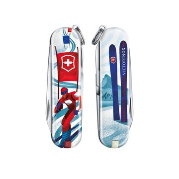 Складной нож Victorinox 0.6223.L2008 Ski Race c клинком из стали X55CrMo14, рукоять Cellidor