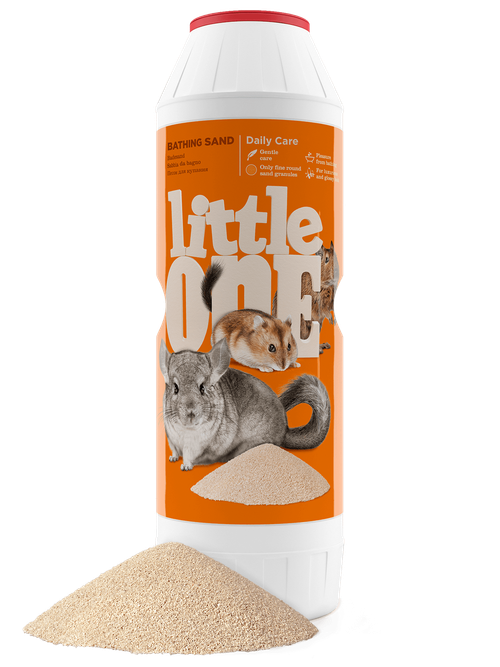 Little one песок для купания шиншилл