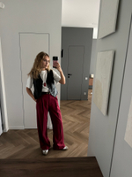 Брюки Office винный