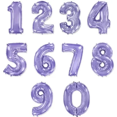 Сиреневая цифра