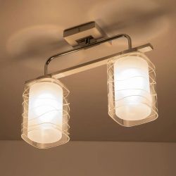 Citilux Румба CL159120 Люстра потолочная Белая Хром