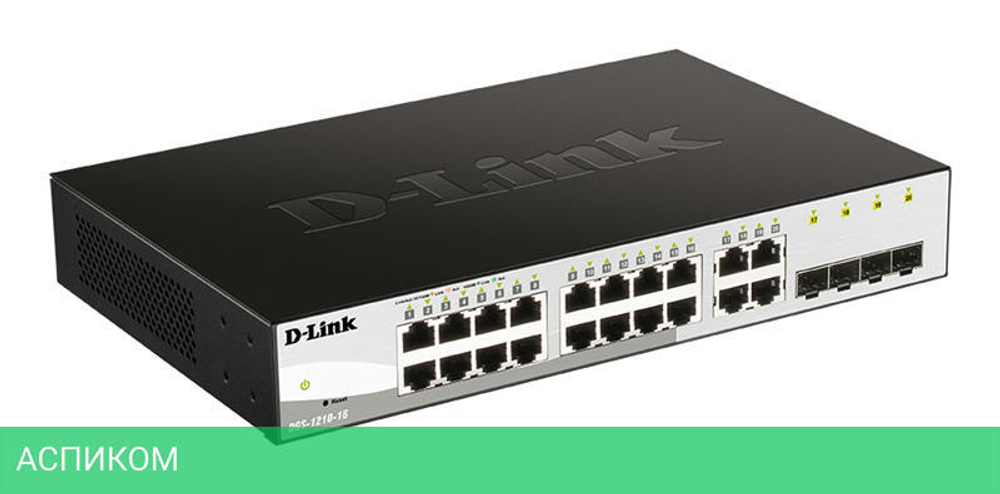 Коммутатор D-Link DGS-1210-16/G2A