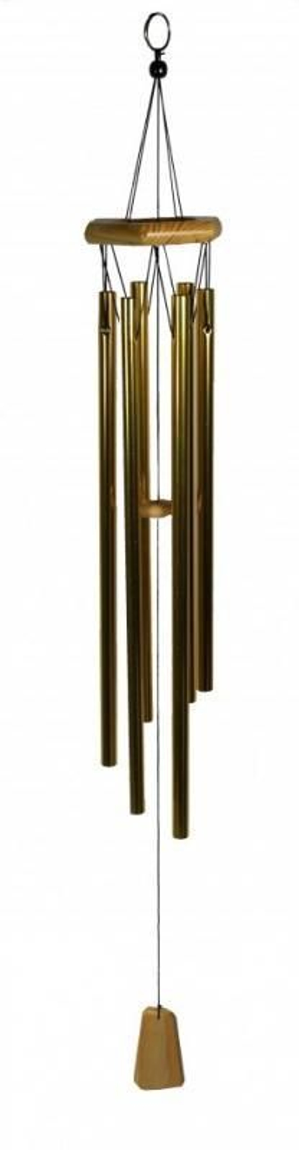Музыка ветра классика инь-янь шесть трубочек золото 76см