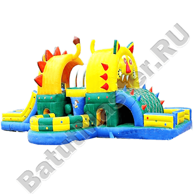 Коммерческий надувной батут "Котики" 12*6*4 м