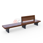 Скамейка Rail Road 03 продольная двойная