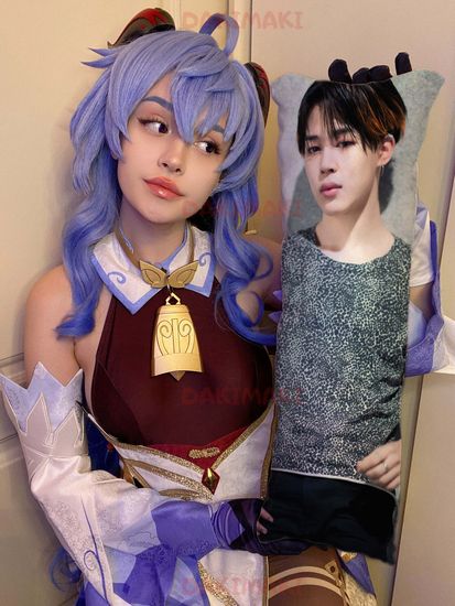 Мини дакимакура Чимин из БТС | BTS арт. M0764, 60х20 см