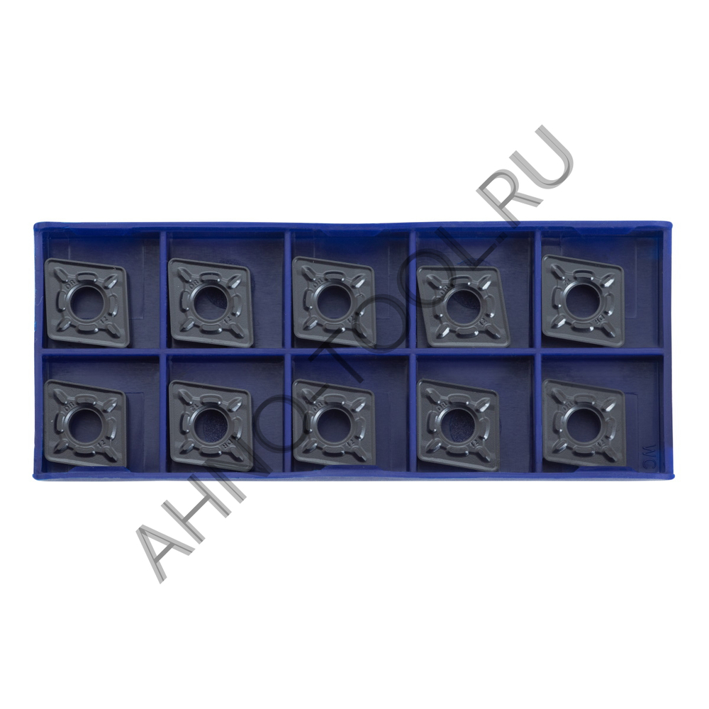 Пластина твердосплавная ISO CNMG120412-PRA ACP30B AHNO по стали, черновая