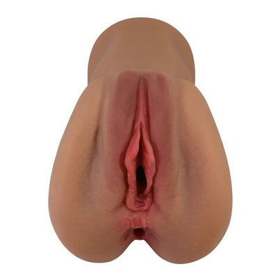 Мастурбатор-вагина Caroline (Цвет: карамель (темно-бежевый))