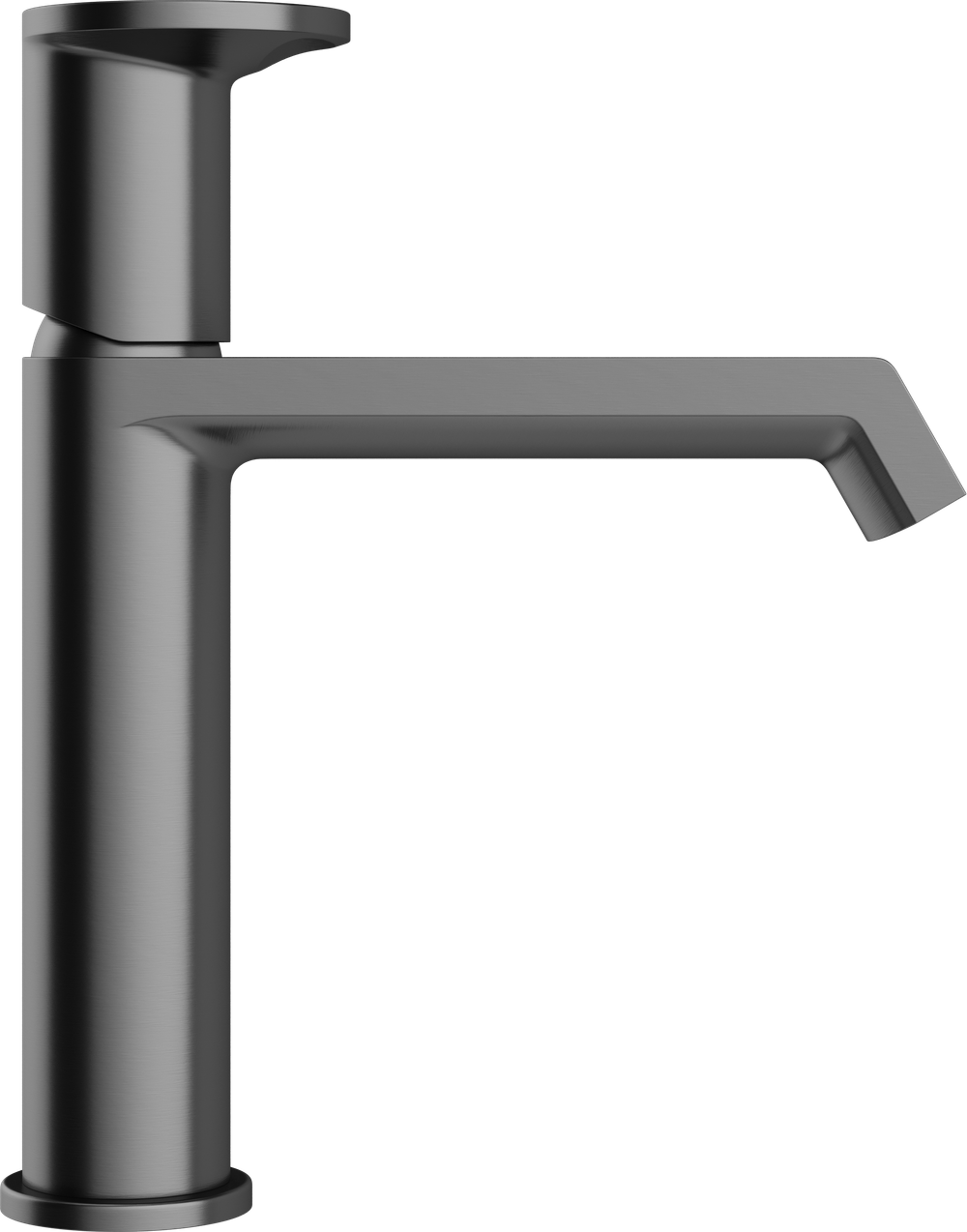 Смеситель для раковины STWORKI Лерум S04010GB вороненая сталь