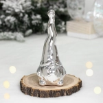 Украшение новогоднее GLOSS «Милый колпачок» 6*7*17 см, Серебро