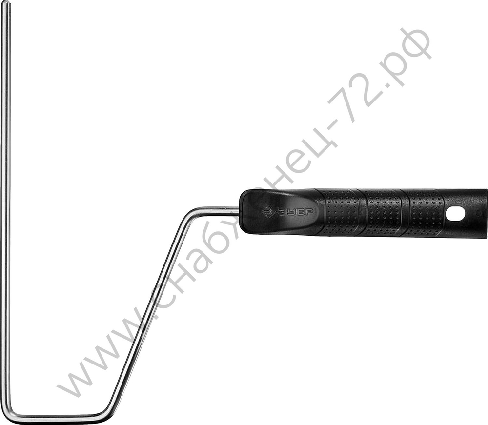 ЗУБР 240 мм, бюгель 6 мм, полипропилен, Ручка для валиков, СТАНДАРТ (05683-24)