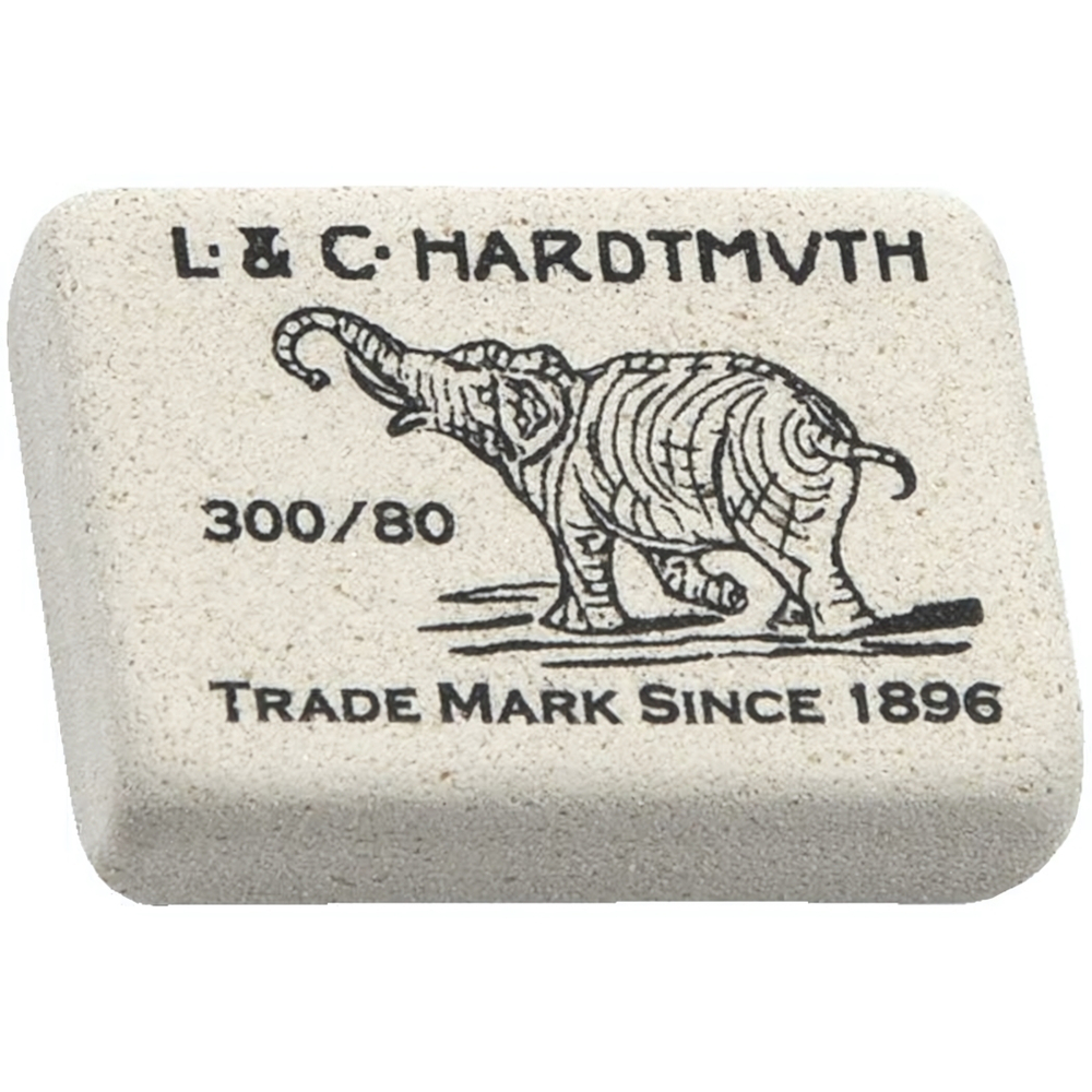Ластик Elephant 26*18*8мм. 300/80,0300080019KDRU (KOH-I-NOOR ) (Комплект 80шт.)