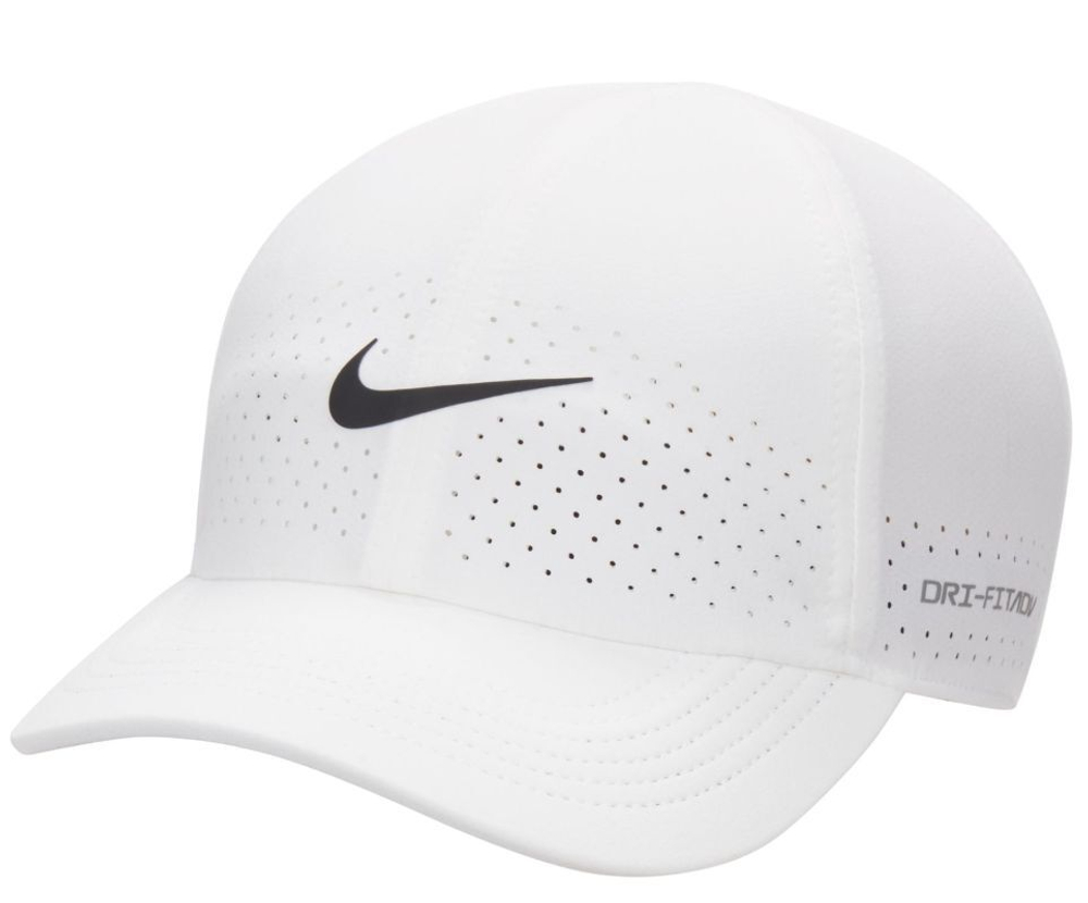 Теннисная кепка Nike Dri-Fit ADV Club Unstructured Tennis Cap - white/black