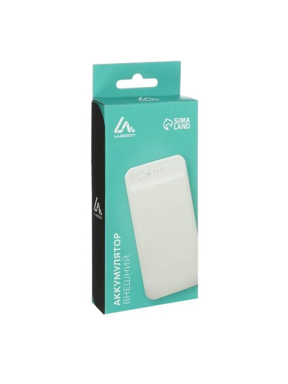 Внешний аккумулятор Luazon PB-29, Li-Pol, 10000 мАч, 2 USB,