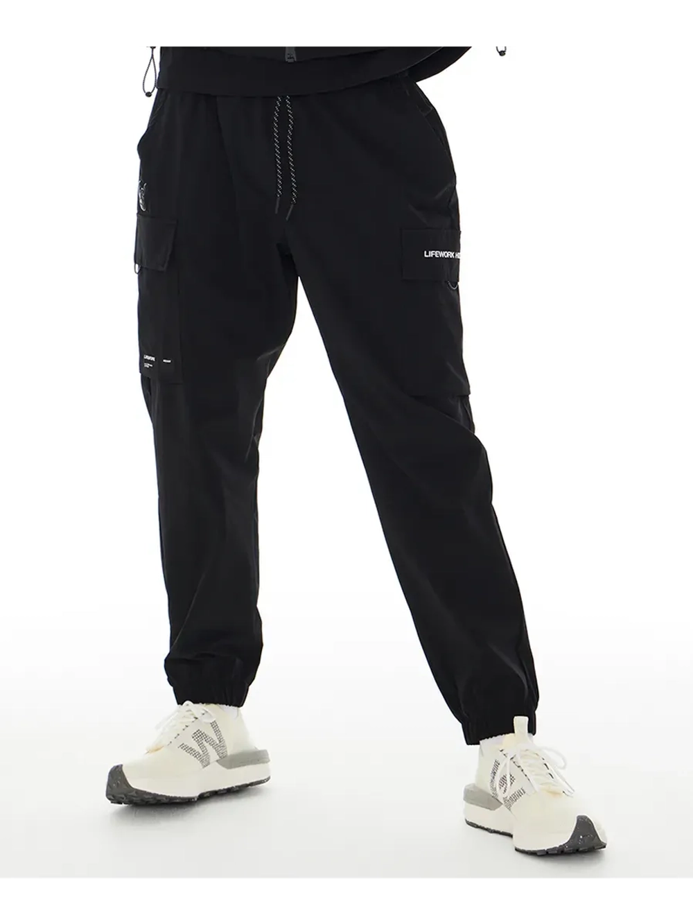 Брюки джоггеры в стиле карго нейлоновые