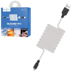 Кабель USB - Lightning HOCO X21 (черно-белый) 1м
