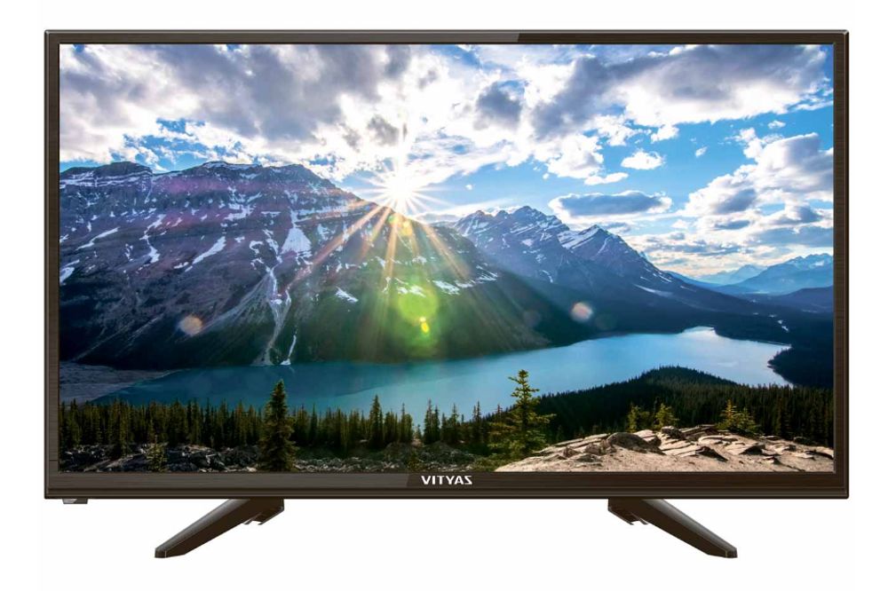 24" Телевизор Витязь 24LH0201 LED , Черный