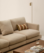 Диван Gala 4-местный из бежевого шенилла