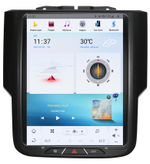 Магнитола для Dodge Ram 1500 2013-2018 - Carmedia ZF-1159-GE вертикальный экран 10.4" в стиле "Тесла" на Android 13, 8/128Гб, CarPlay, 4G SIM-слот