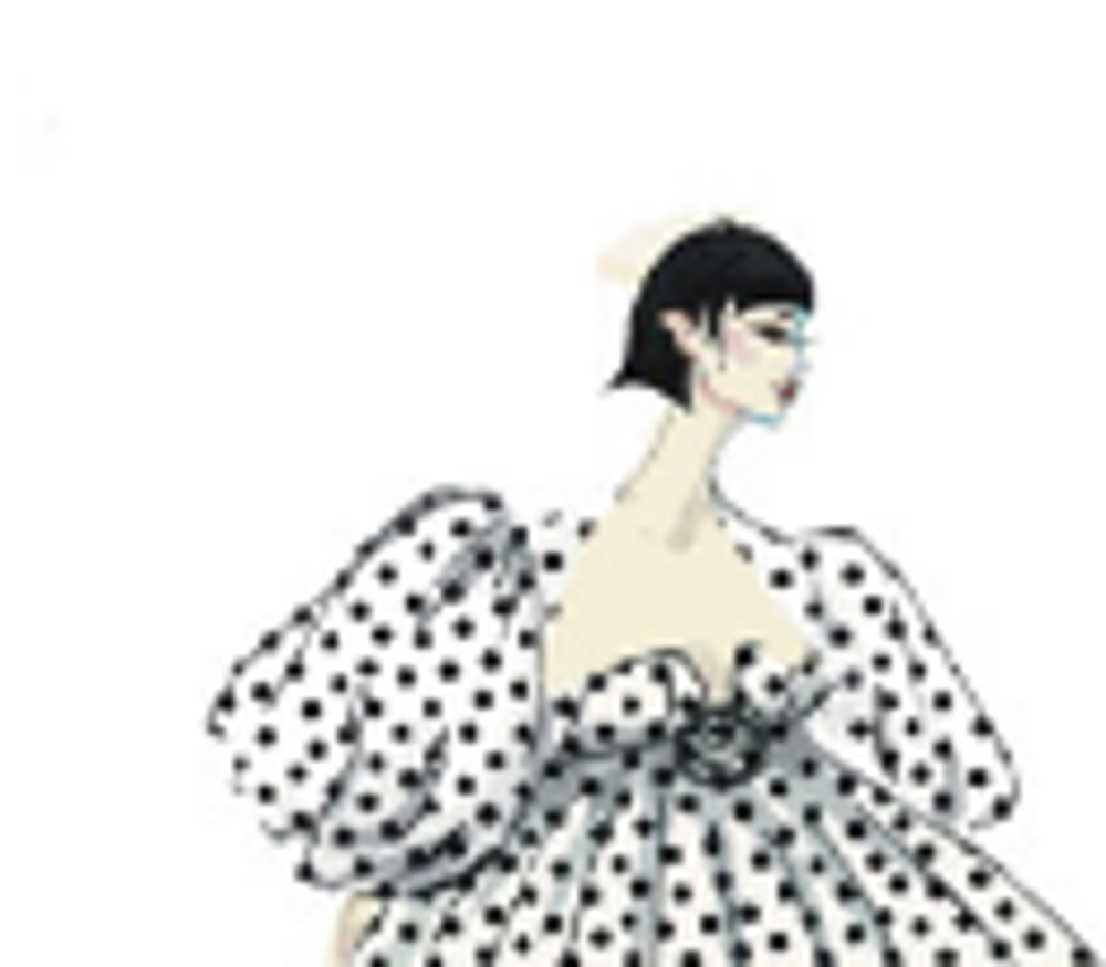 Болеро с объемными рукавами из атласа