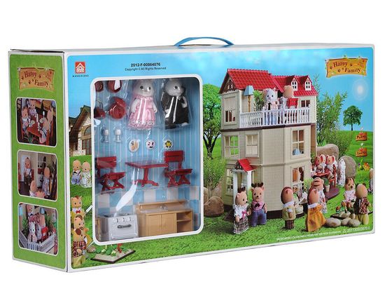 Домик зайчиков-молодоженов Happy family
