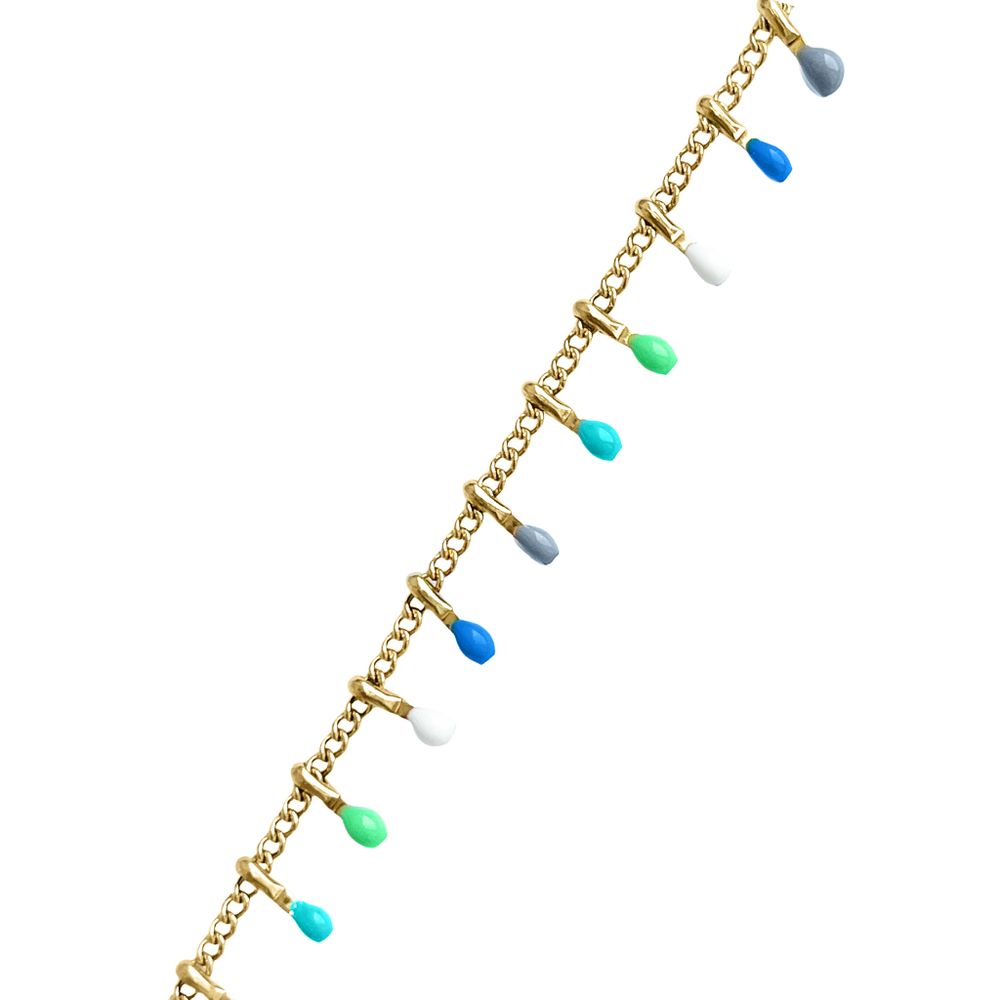 Цепь с элементами эмали Greece