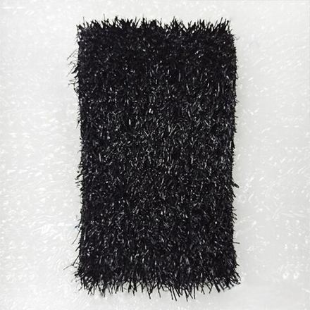 Трава искусственная "Деко" черная, ширина 2м, рулон 25м, 50 кв.м