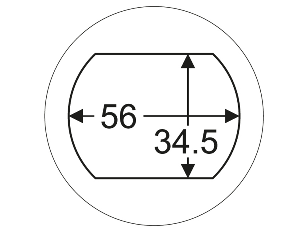Головка для снятия пальца рессоры задней 1" 34.5х56мм (SCANIA) JTC