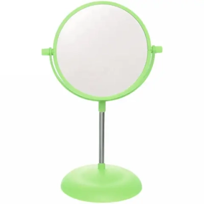 Зеркало настольное на ножке «Beauty», двухстороннее с увелич., микс 3 цвета, 30см, d-15см