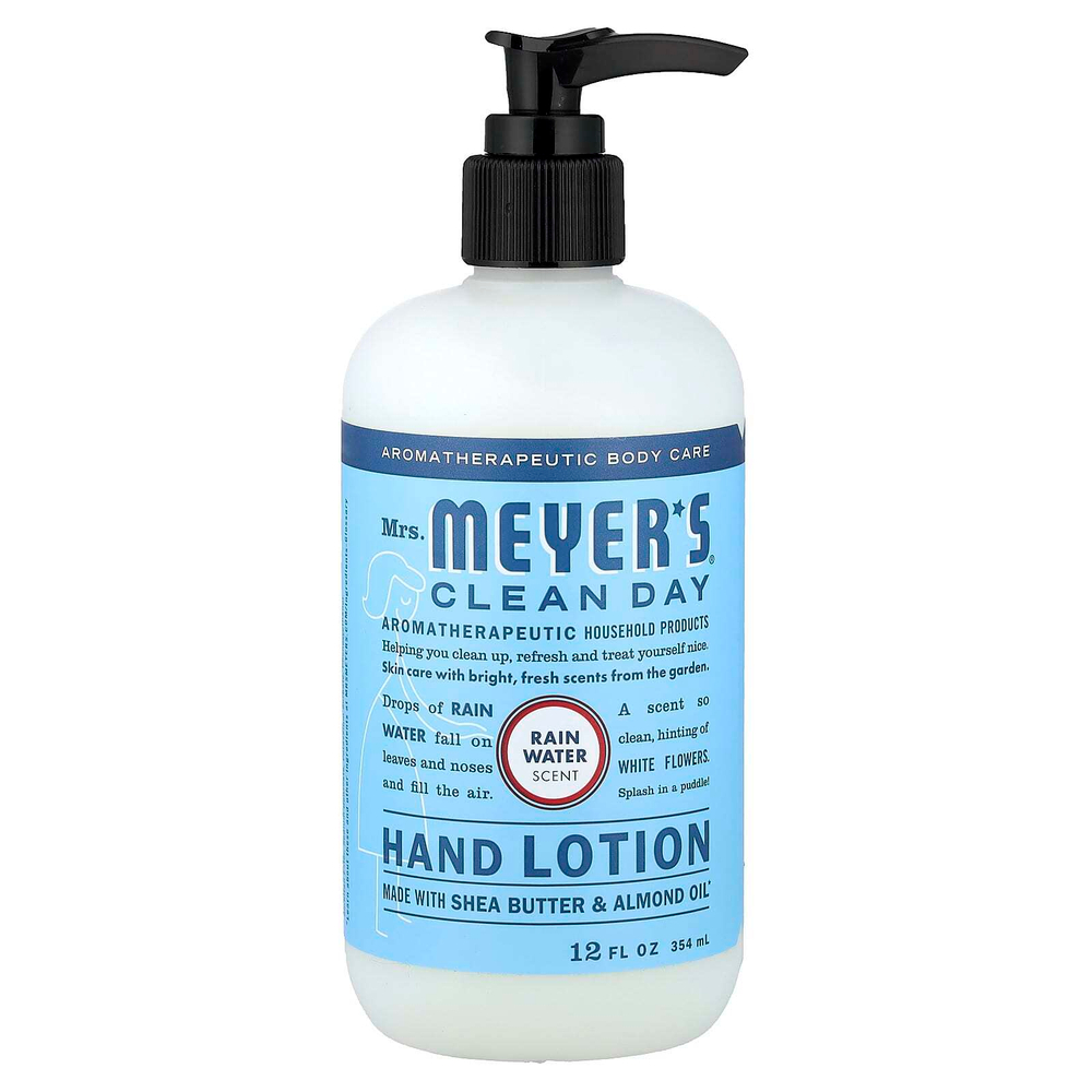 Mrs. Meyers Clean Day, Лосьон для рук, дождевая вода, 354 мл (12 жидк. Унций)