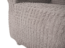 Чехол на кресло без оборки Модерн, цвет Капучино