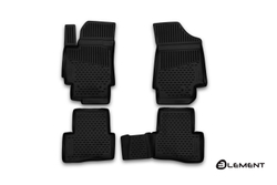 Коврики в салон для HYUNDAI Creta (I, Ip), 2016-2021, 4 шт. (полиуретан) ELEMENT2062210K