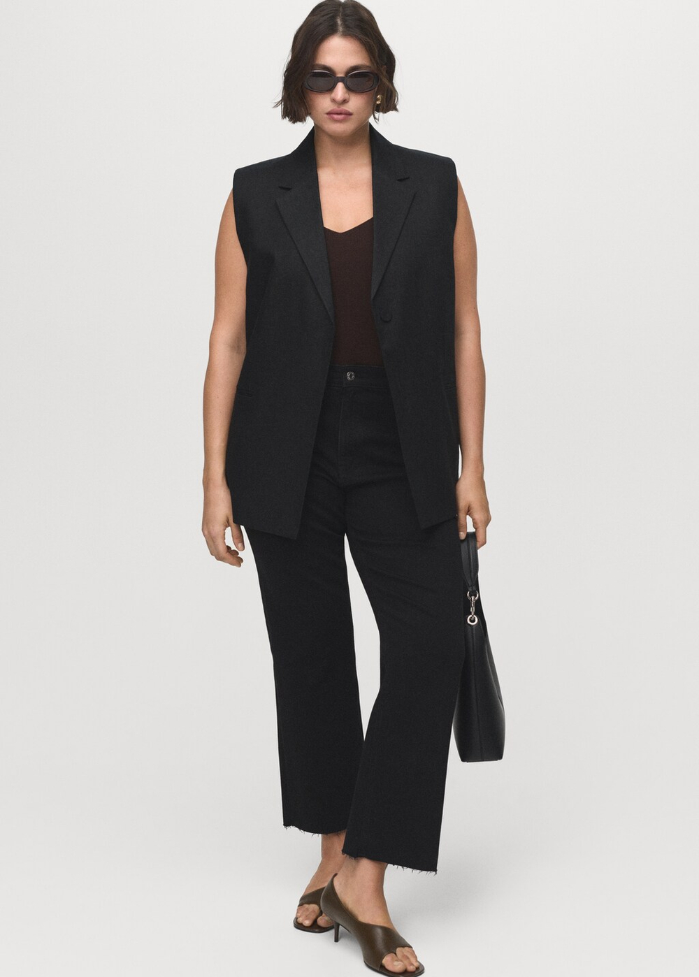 Укороченные джинсы flare Sienna