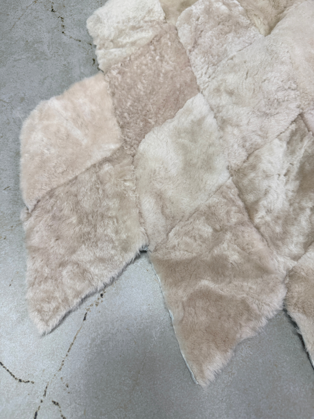 Меховой Коврик прикроватный накидка на кресло из овчины