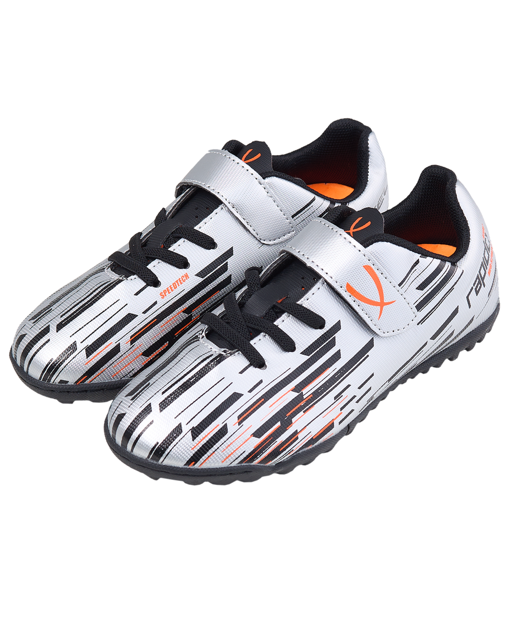 Бутсы многошиповые Rapido TF Silver/black, детский