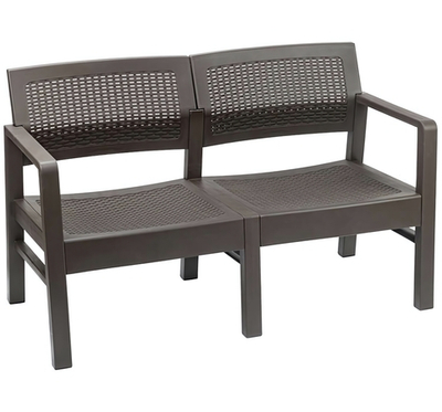 Диван РОТАНГ двухместный 1200*580*750 (в разобранном виде в индивид. упаковке) М4006