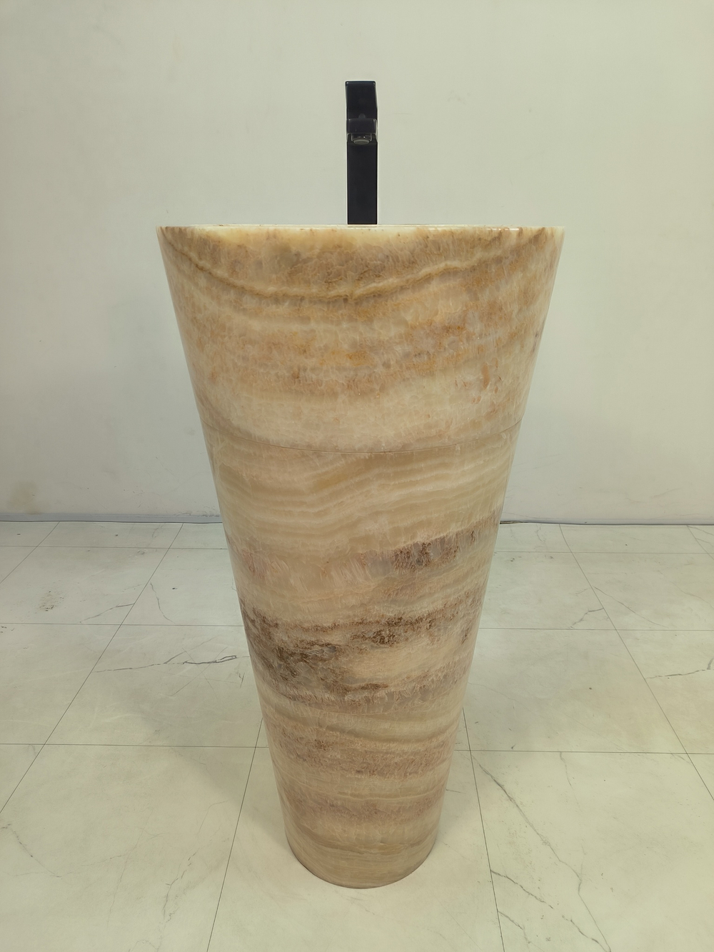 Раковина напольная из оникса Yellow ON-61357 (45*45*90)