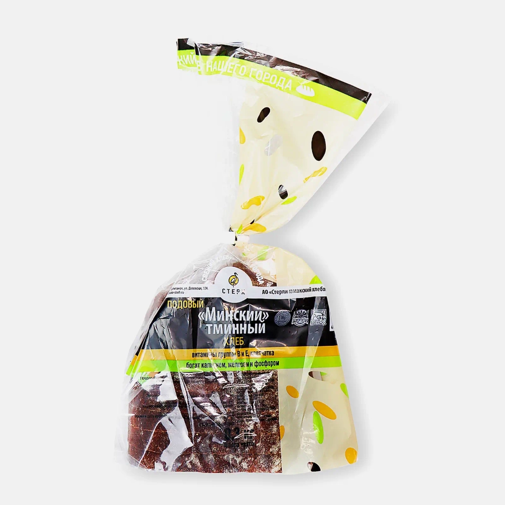 Хлеб Минский тминный нарезанный Стерлитамакский ХК 300г