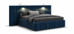Кровать BOSS INFINITY 180*200 велюр Monolit синяя