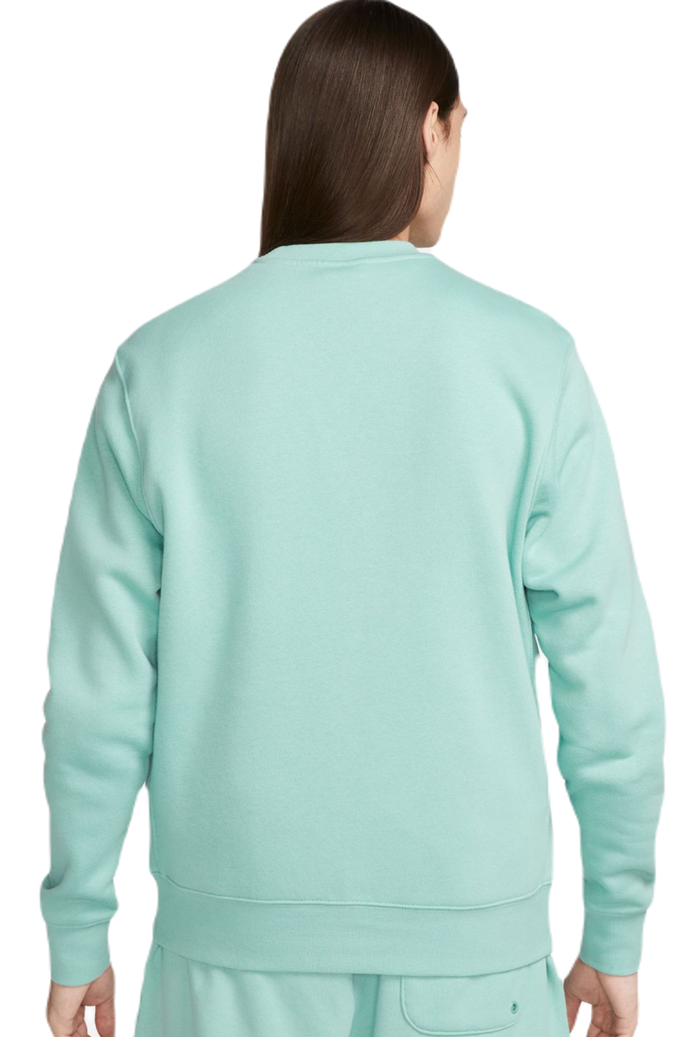 Мужская теннисная кофта Nike Swoosh Club Crew - mineral/white