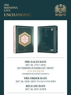 видео Shinhwa - 2016 Shinhwa Live Unchanging DVD (2 DISC)