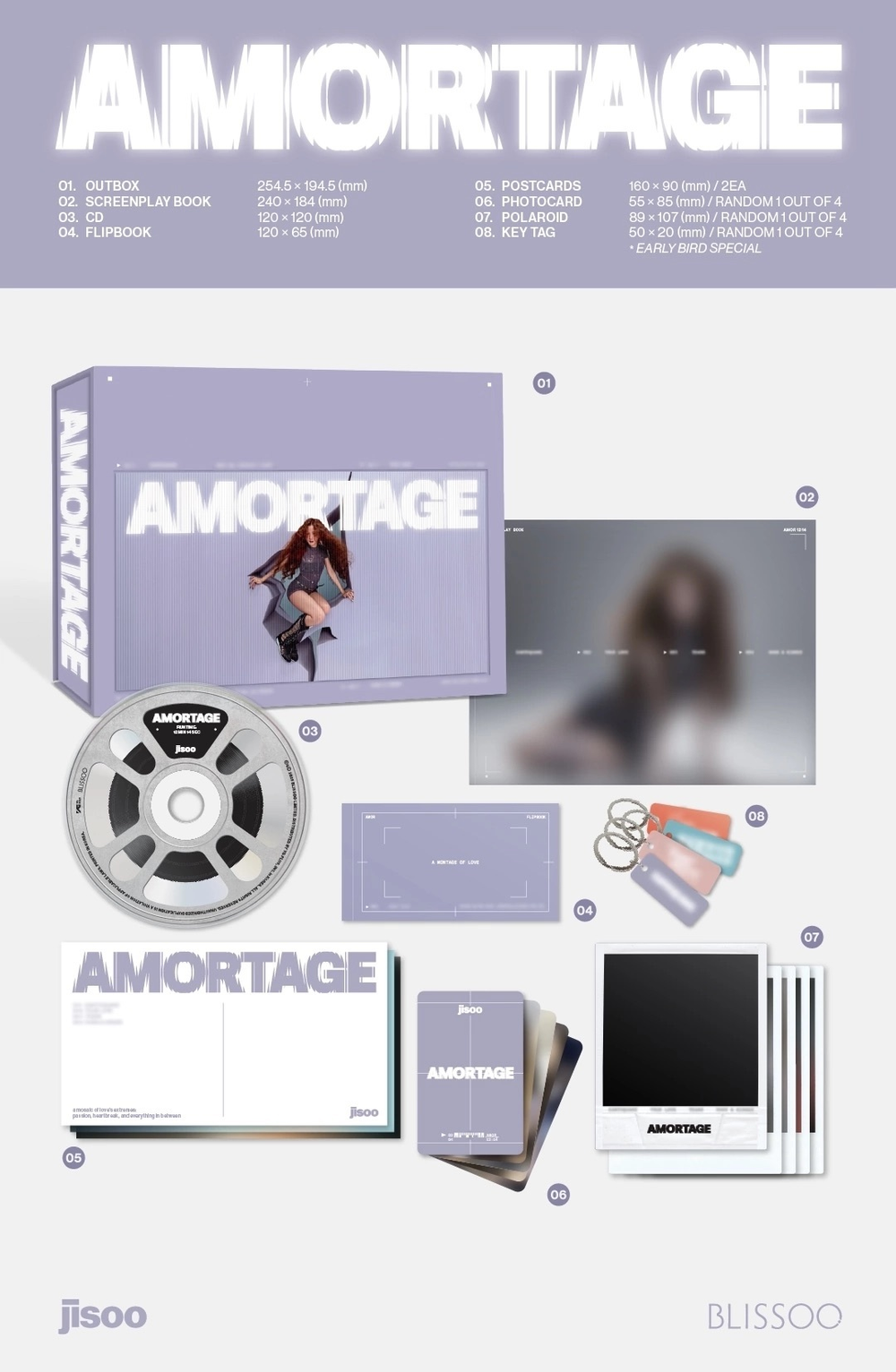 Альбом JISOO (BLACKPINK) — AMORTAGE: EXCLUSIVE EDITION