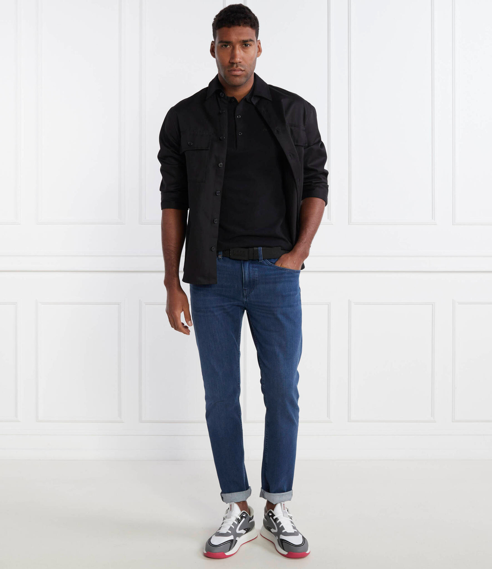 Поло paule 4 BOSS GREEN - черный(50506195)