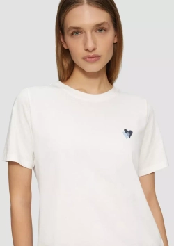 Футболка Relaxed Fit с вышивкой в виде сердца s.Oliver
