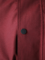 Парка с жилетом Город Горький хибины бордо красная