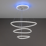 Citilux Неон Смарт CL731A330E RGB Умная подвесная люстра Белая